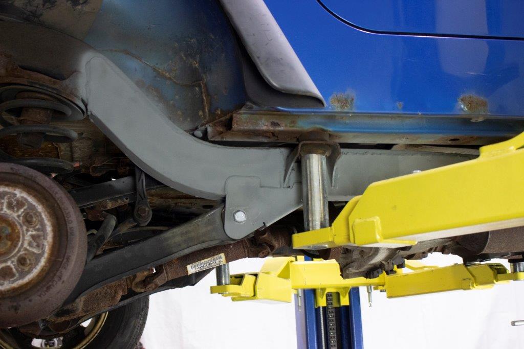 1997-2006 JEEP WRANGLER TJ FULL CENTER FRAME WITH TRAIL ARM MOUNT RB3061 RB3063 Rust Buster Frameworks-3