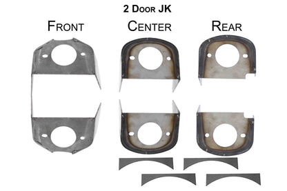 2007-2018 Jeep Wrangler JK Frame body Mounts RB5056 Rust Buster Frameworks