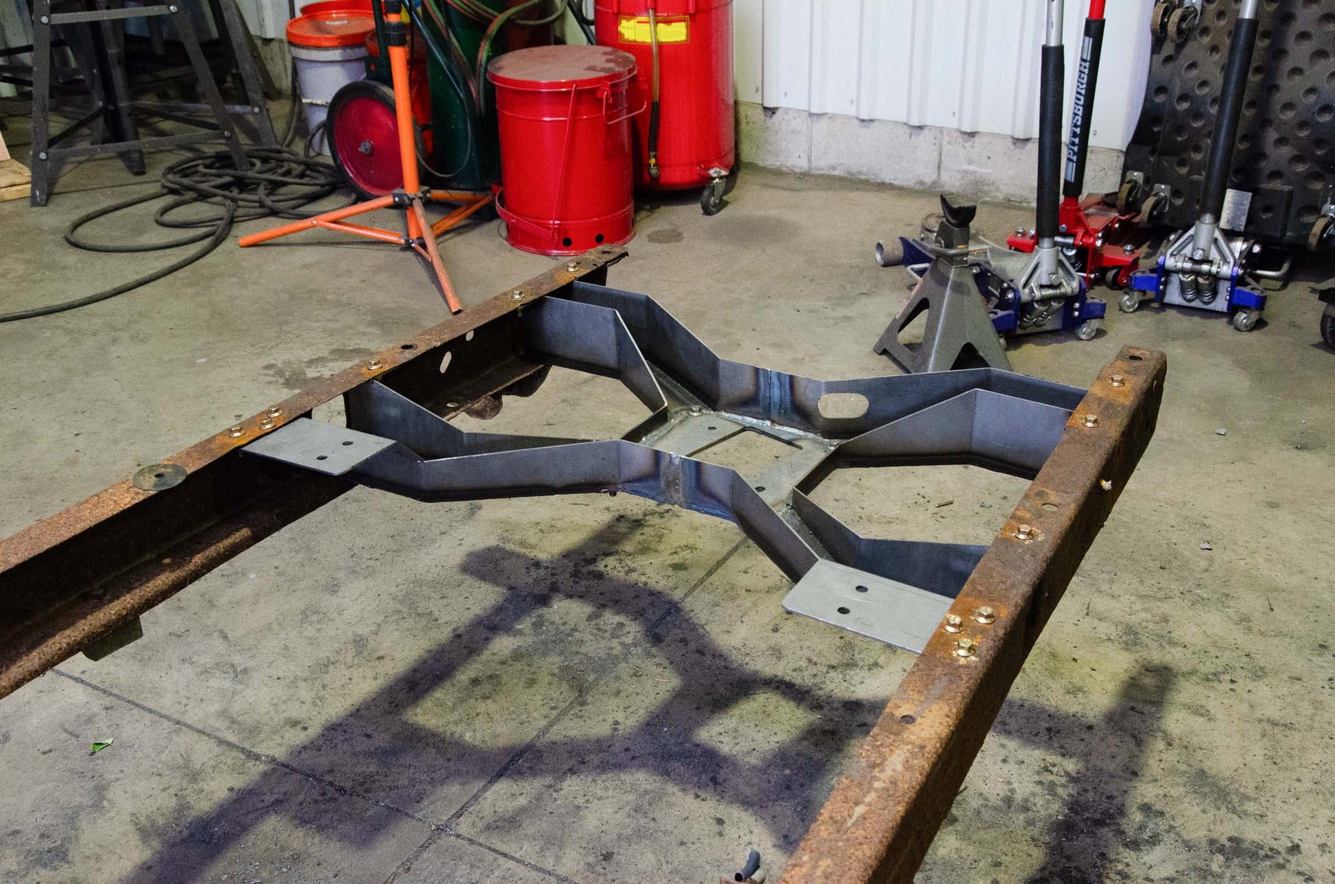 Rust Buster Frameworks 97-03 F150 Spare Tire Crossmember (Fits all cabs and Beds) Rust Buster Frameworks