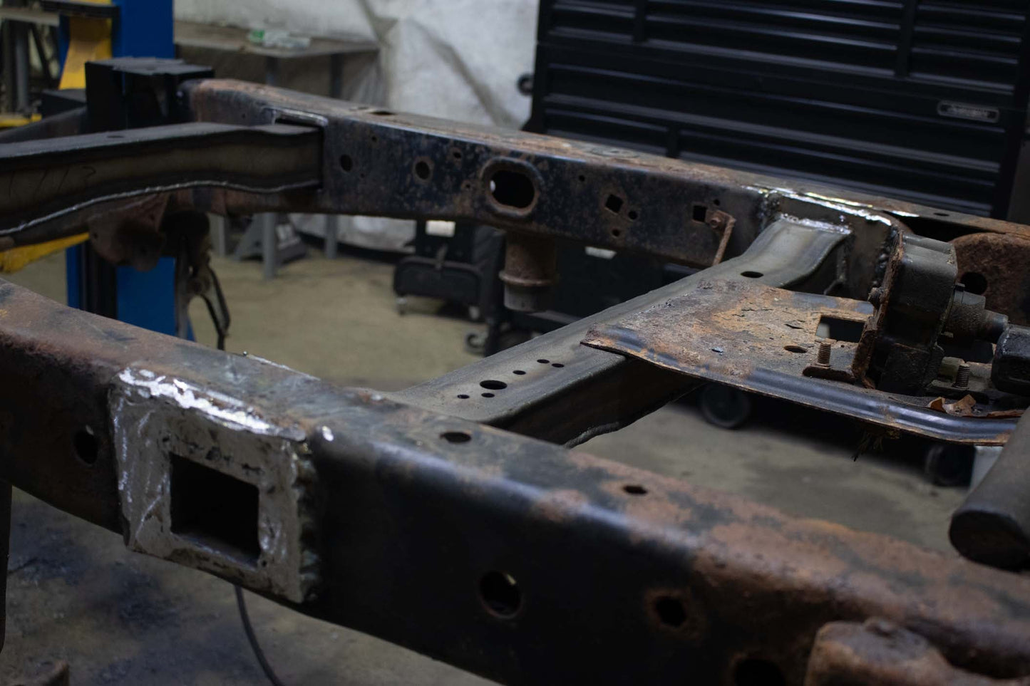 Rust Buster Frameworks Forward Spare Tire Crossmember For 09-14 Ford F-150 Rust Buster Frameworks