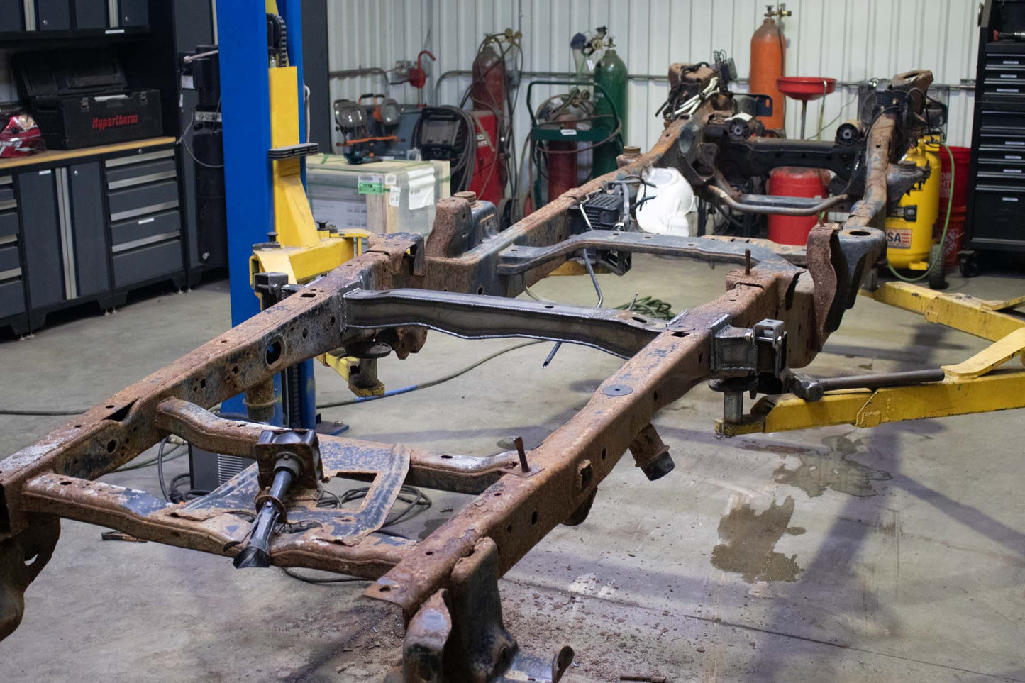 Rust Buster Frameworks Rust Buster Rear Fuel Tank Crossmember For 2009-2014 Ford F-150 RB7024