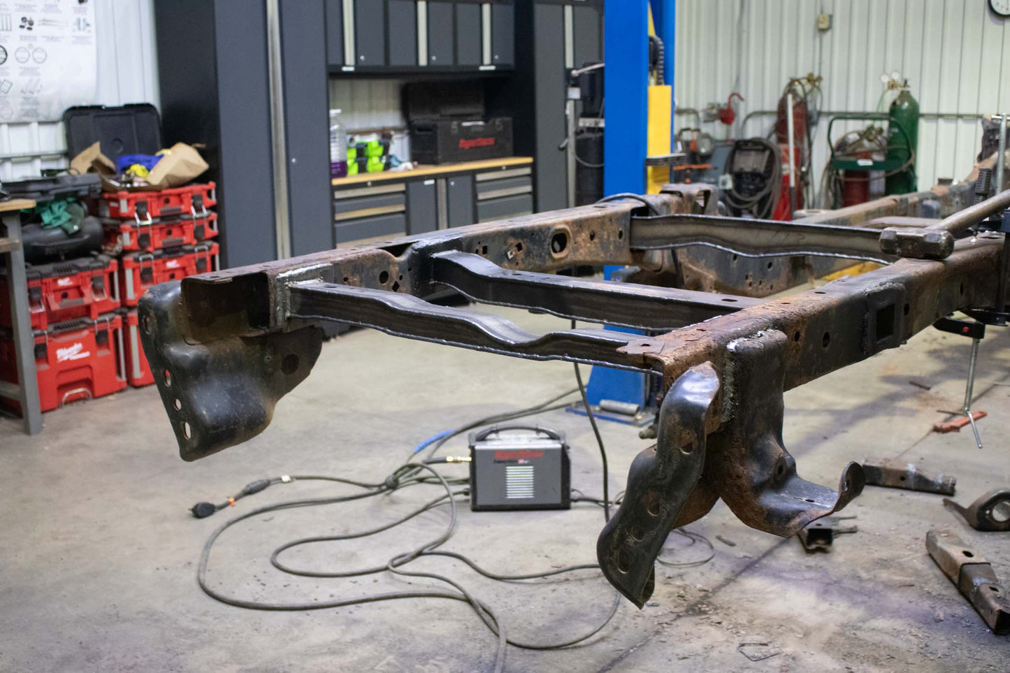 Rust Buster Frameworks Rear Spare Tire Crossmember For 09-14 Ford F-150 Rust Buster Frameworks