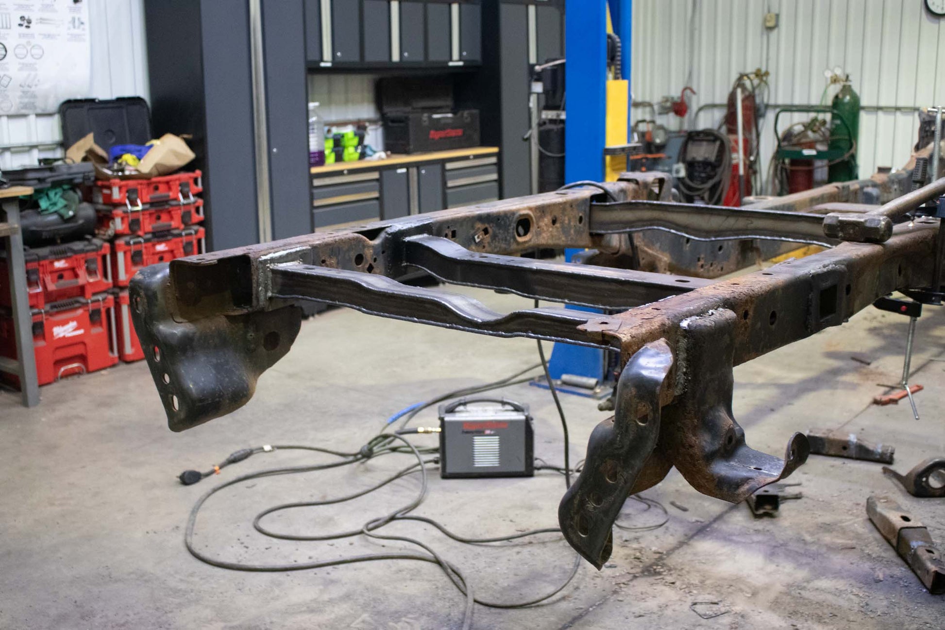 Rust Buster Frameworks Rear Spare Tire Crossmember For 09-14 Ford F-150 Rust Buster Frameworks