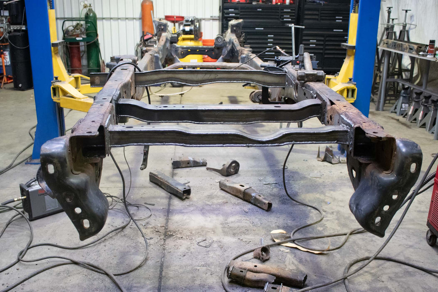 Rust Buster Frameworks Rear Spare Tire Crossmember For 09-14 Ford F-150 Rust Buster Frameworks