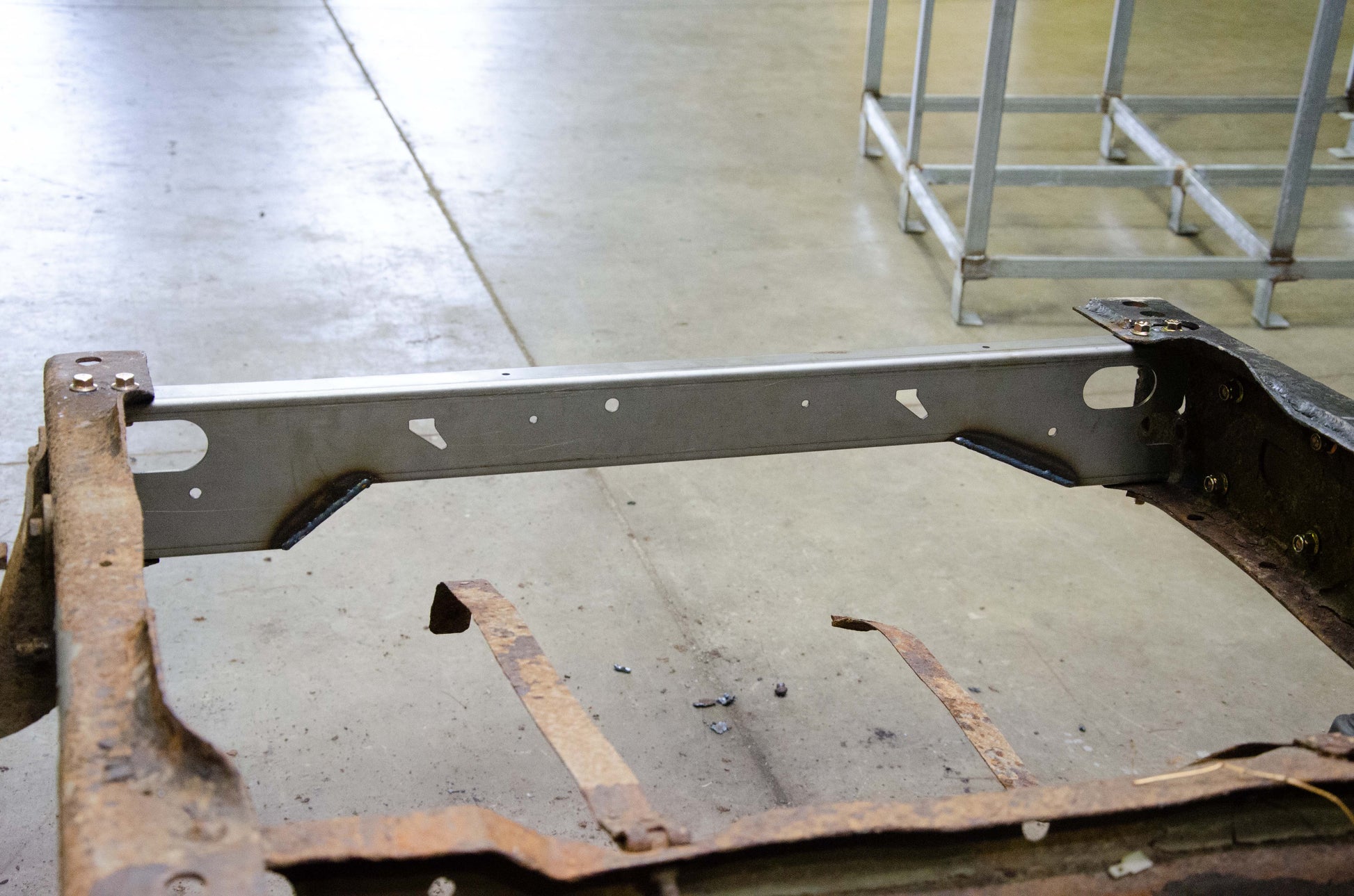 Spare Tire Crossmember For 1980-1996 Ford F-150 Rust Buster Frameworks-6