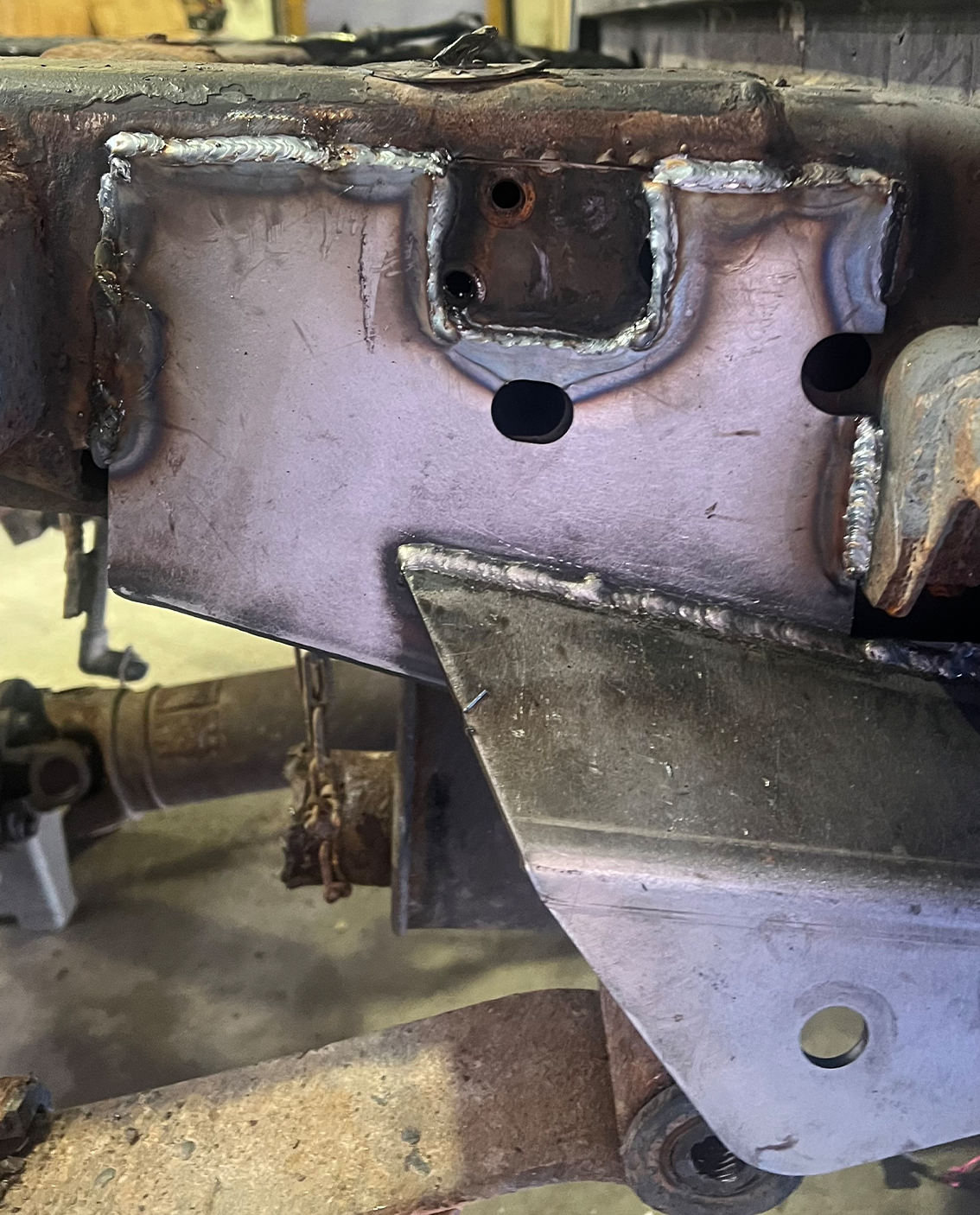 2004-2008 Ford F-150 Center Rear Frame Section with Forward Leaf Spring Mount RB7071L/R Rust Buster Frameworks-4