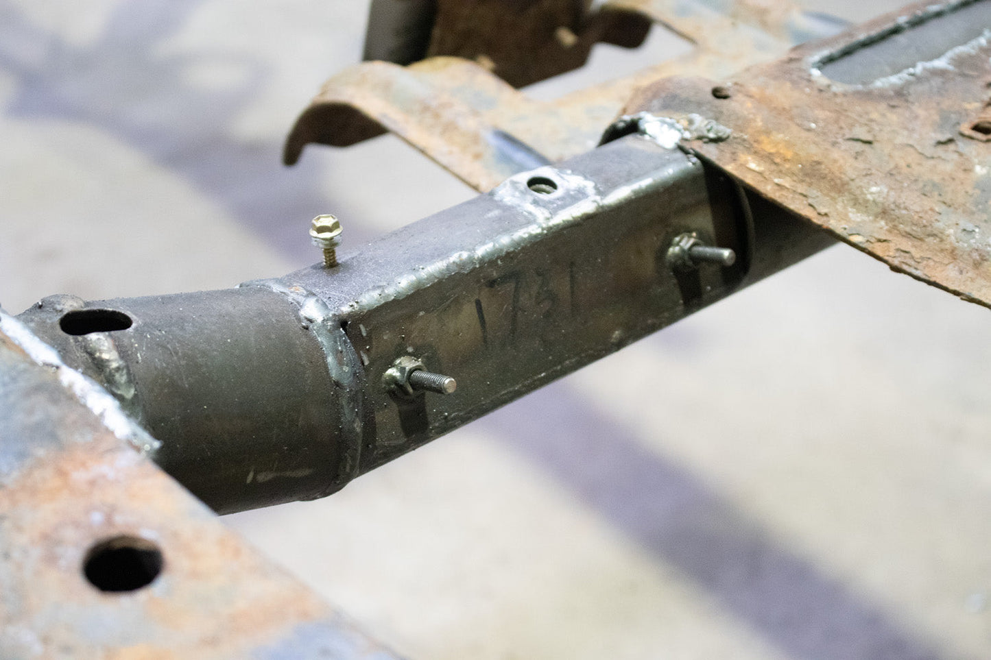 Rust Buster Frameworks 04-08 F150 4x4 SuperCab 6.5 Foot Bed Forward Spare Tire Crossmember Rust Buster Frameworks