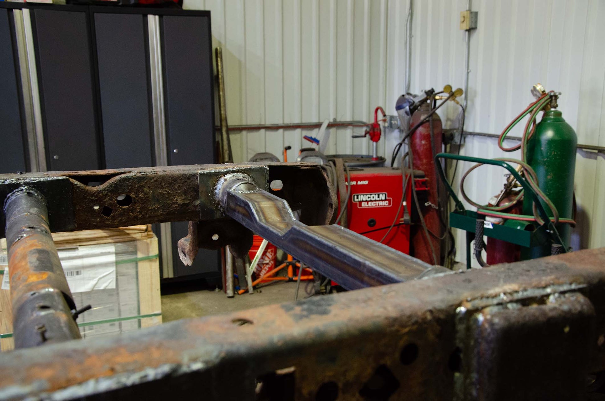 Rust Buster Frameworks 04-08 F150 4x4 SuperCab 6.5 Foot Bed Rear Spare Tire Crossmember Rust Buster Frameworks