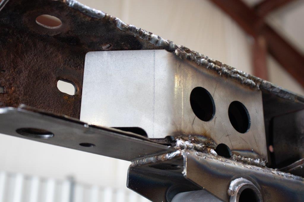 Rust Buster Frameworks Rust Buster 1995-2004 Toyota Tacoma Rear Shackle Mount Inner Frame Support RB7103