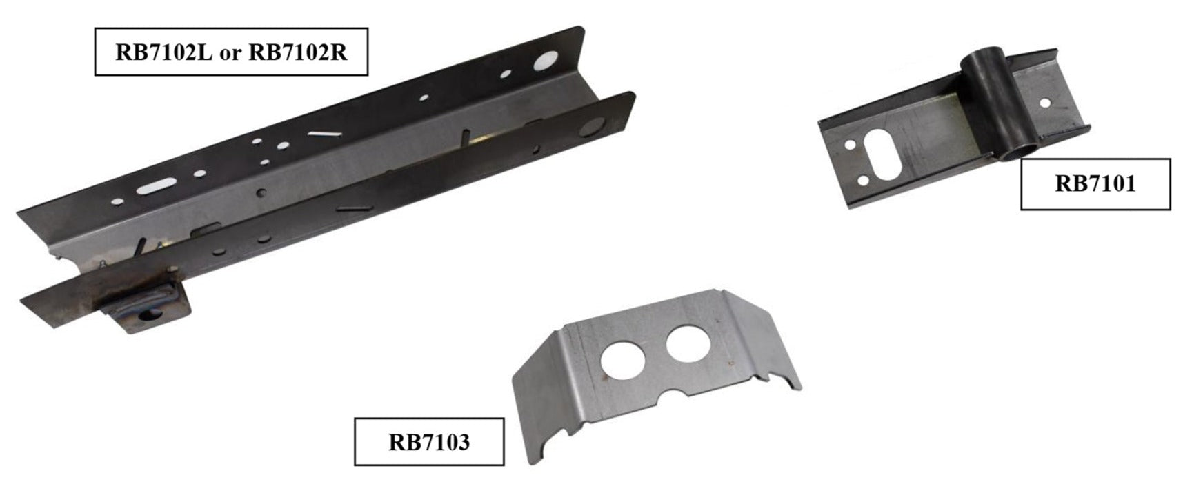Rear Frame Rail Kit For 95-04 Toyota Tacoma Passenger Side Rust Buster Frameworks