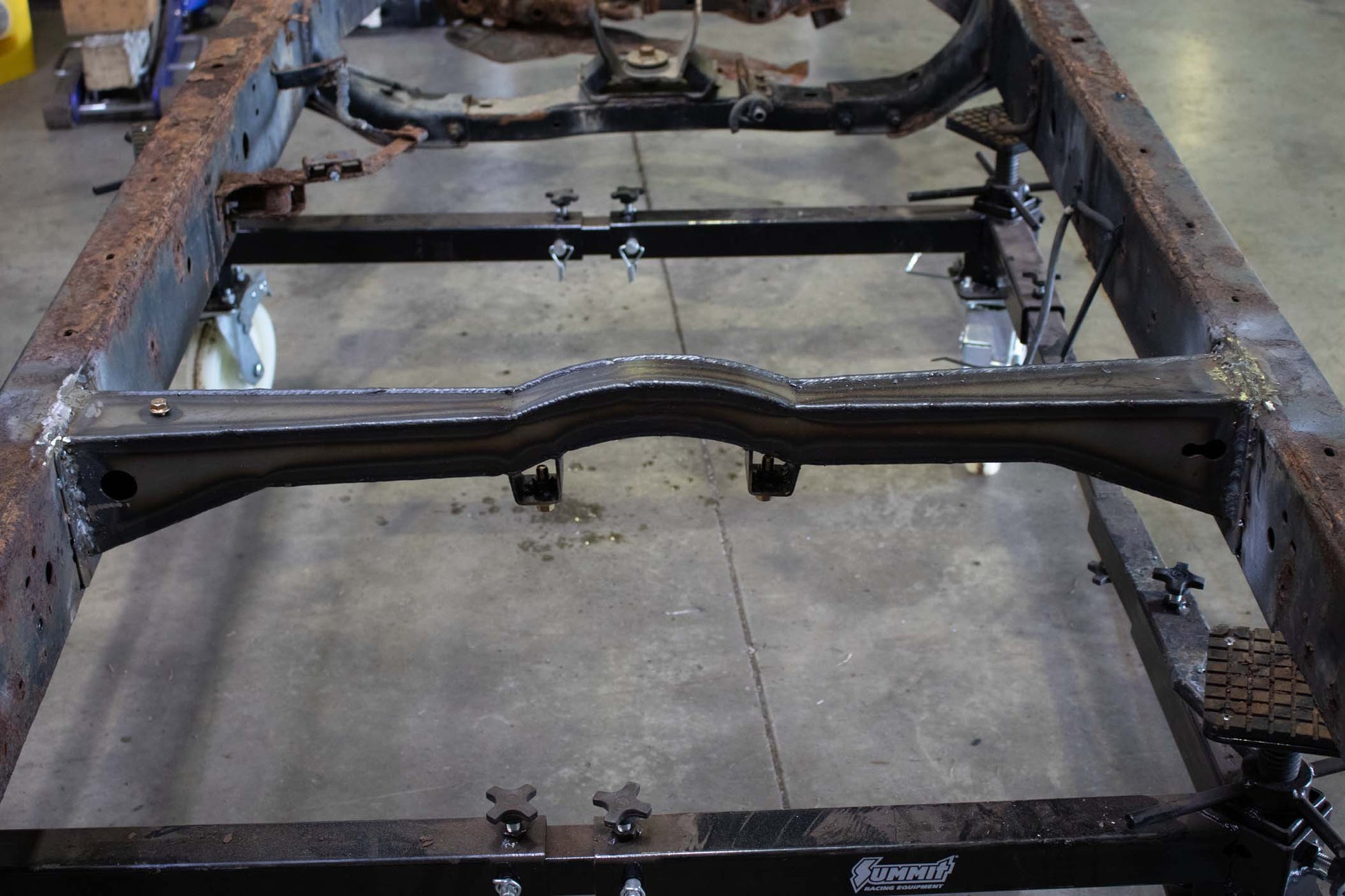 Rust Buster Frameworks Forward Fuel Tank Crossmember For 1995-2004 Toyota Tacoma Rust Buster Frameworks