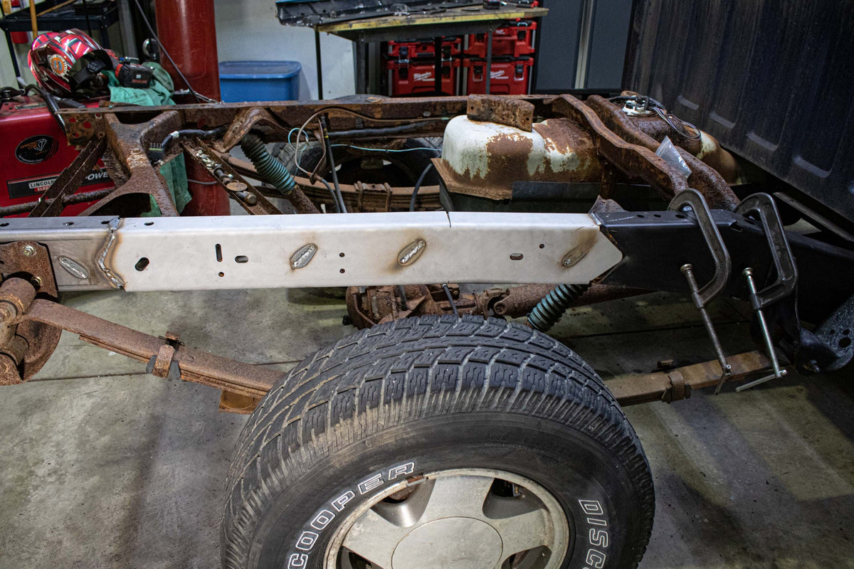 1988-1998 Chevy & GMC C/K 1500 & 2500 6FT Bed Rear Over-Axle Frame Section RB7304 Rust Buster Frameworks-3