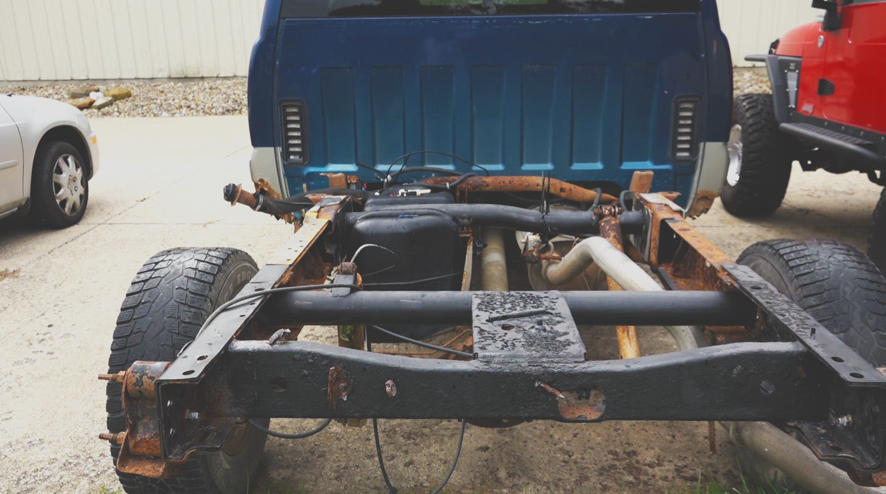 1999-2006 Chevy & GMC Silverado/Sierra Rear 1500/2500 Shock Crossmember RB7320 Rust Buster Frameworks-11