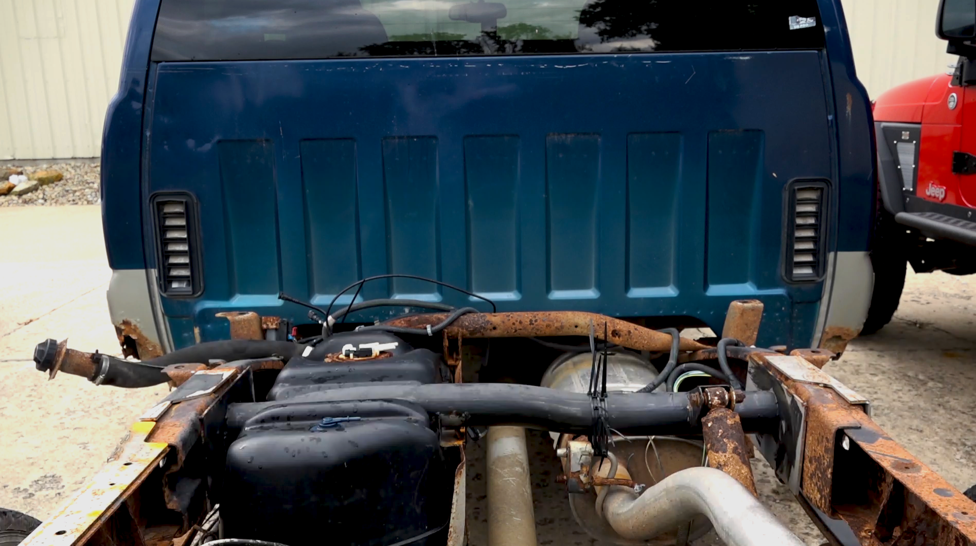 Rust Buster Frameworks Rust Buster 1999-2006 Chevy Silverado 1500 Rear Fuel Tank Cross Member RB7322