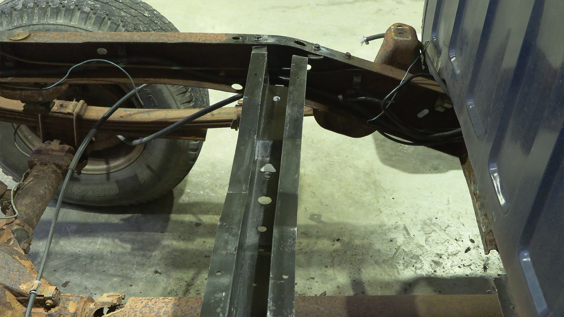 Rust Buster Frameworks Chevy Fuel Tank Crossmember For 1988-1998 Chevy C/K1500 Rust Buster Frameworks