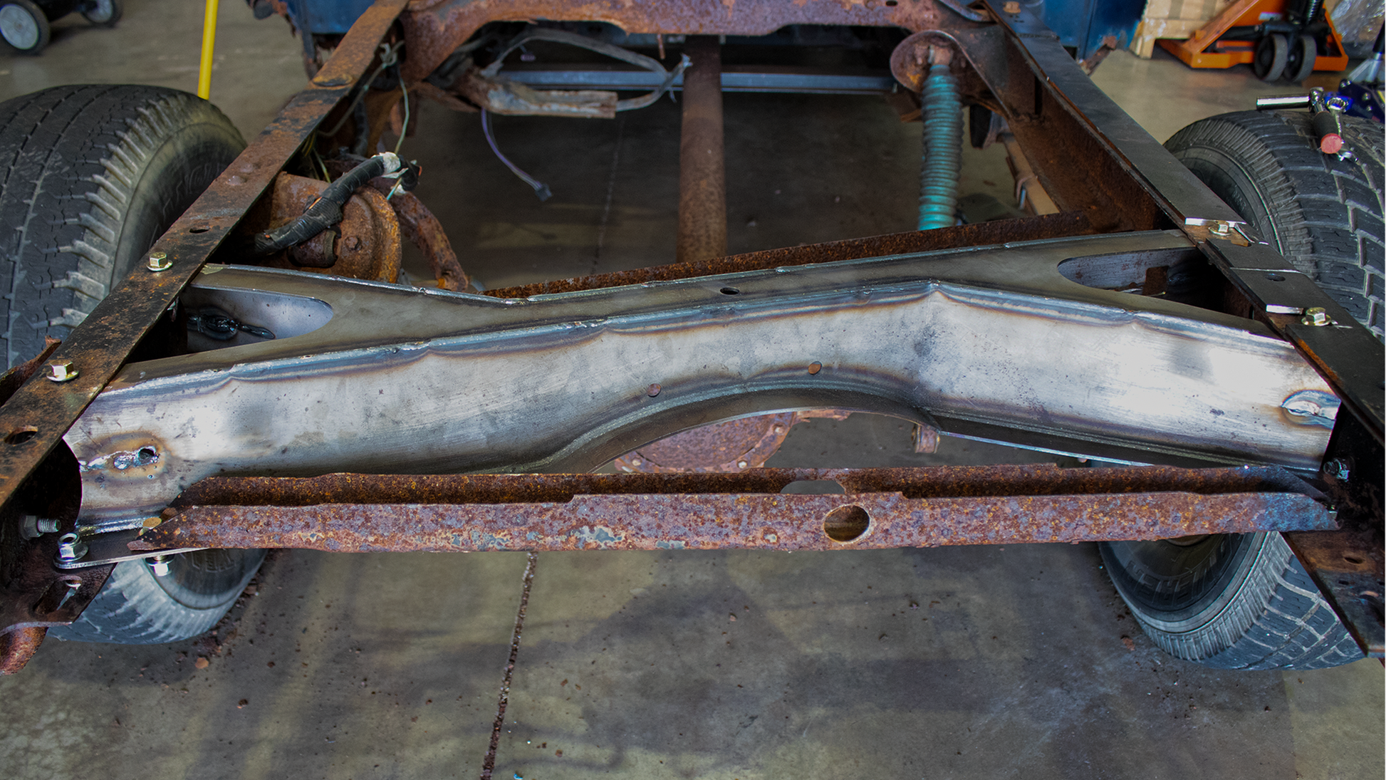 Rust Buster Frameworks Rust Buster 1988-1998 Chevy/GMC C/K 1500 & 2500 Spare Tire Crossmember RB7329