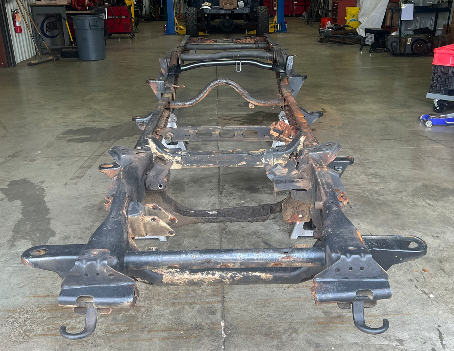 Rust Buster Frameworks 1999-2004 and 2006 Chevy Silverado 1500 Forward Fuel Tank Crossmember Rust Buster Frameworks