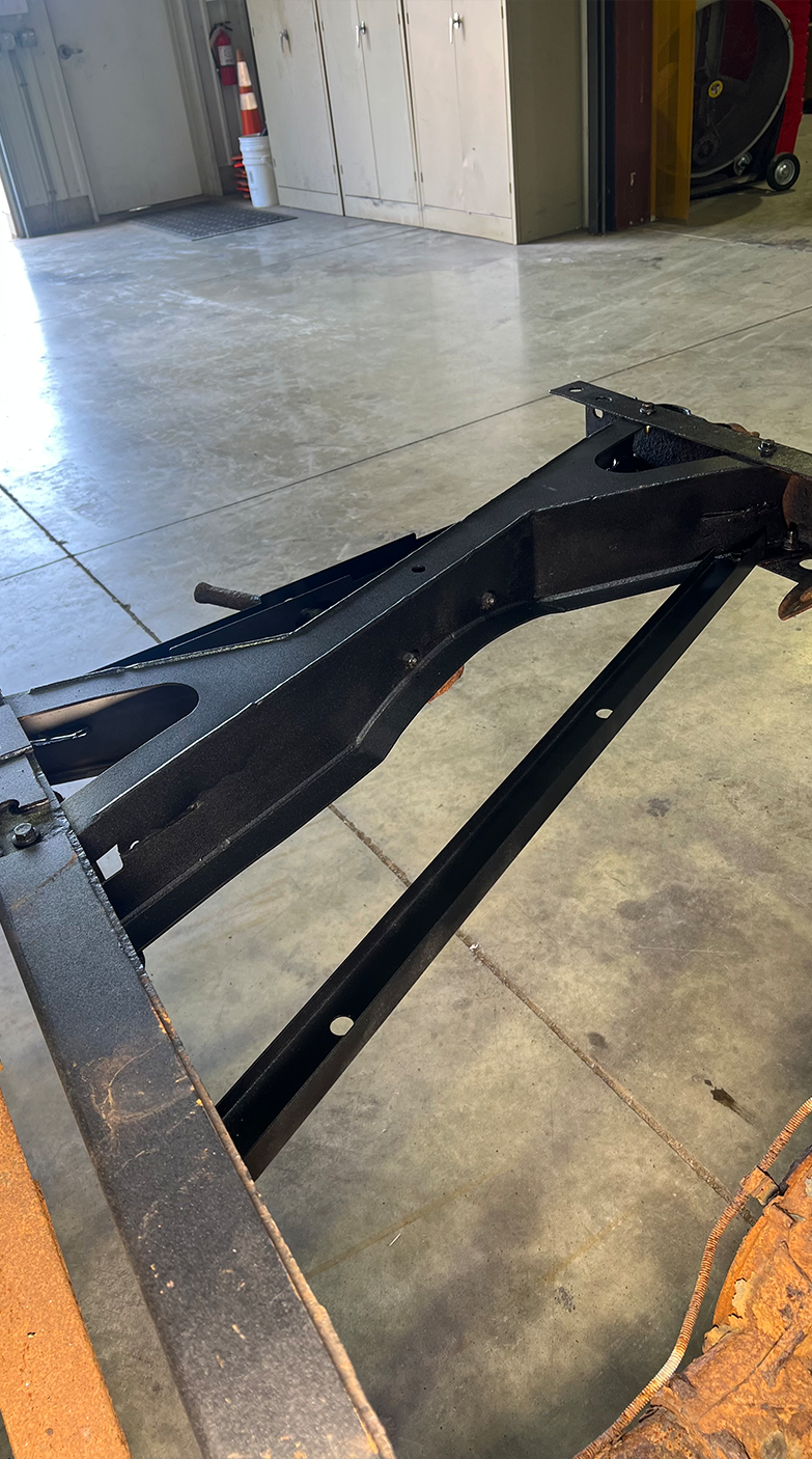 Rust Buster Frameworks Rust Buster 1988-1998 C/K1500 & 2500 Spare Tire Rear Forward Crossmember Support	RB7332