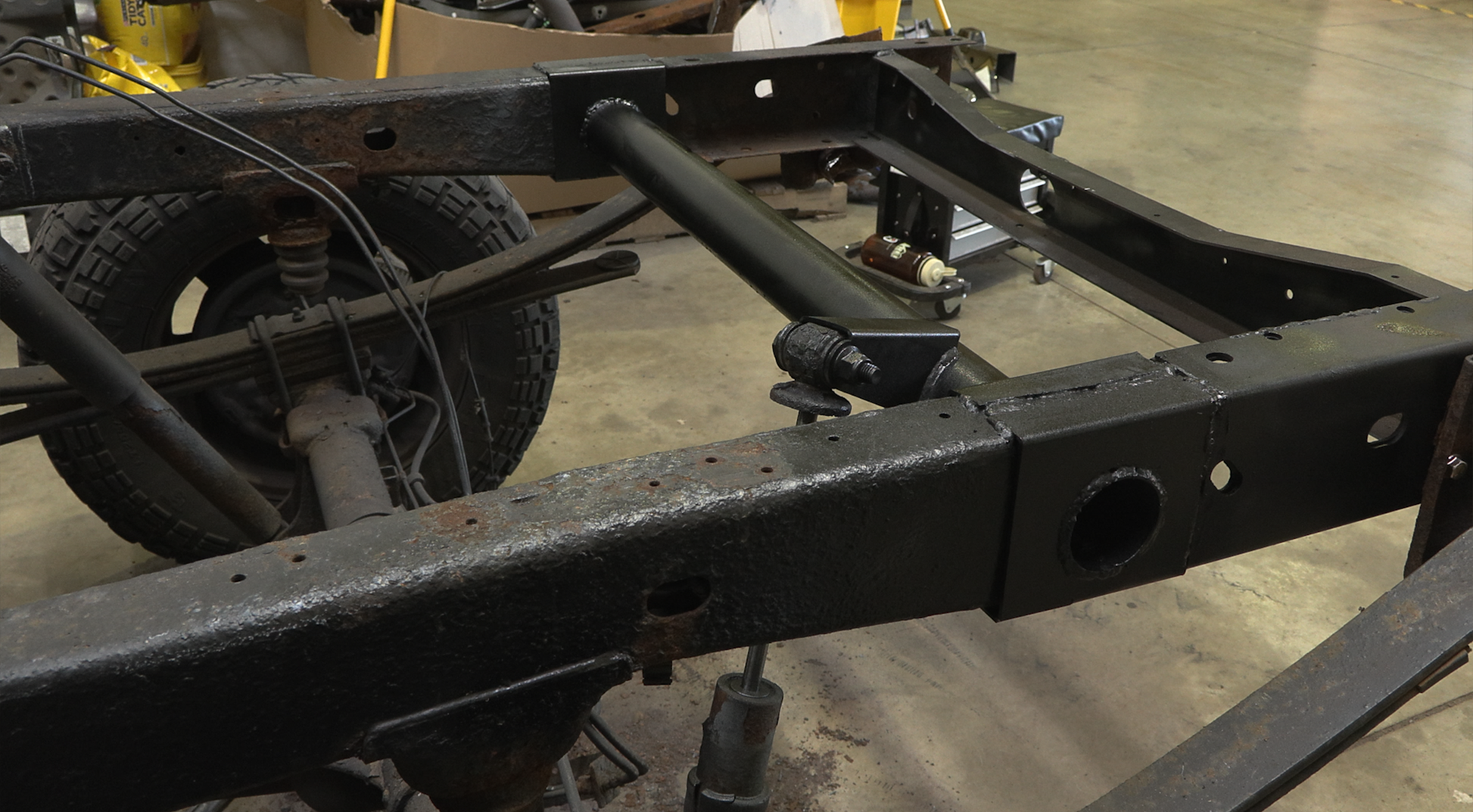 2007-2019 Chevy Silverado / GMC Sierra 1500 Rear Shock Crossmember RB7341 Rust Buster Frameworks-12