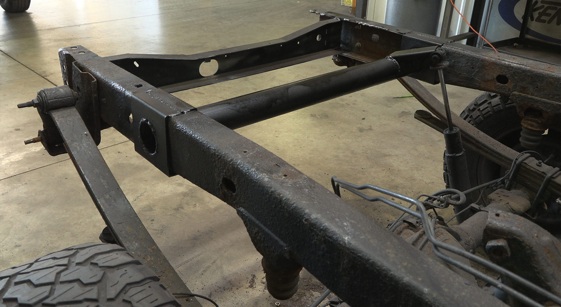 2007-2019 Chevy Silverado / GMC Sierra 1500 Rear Shock Crossmember RB7341 Rust Buster Frameworks-9