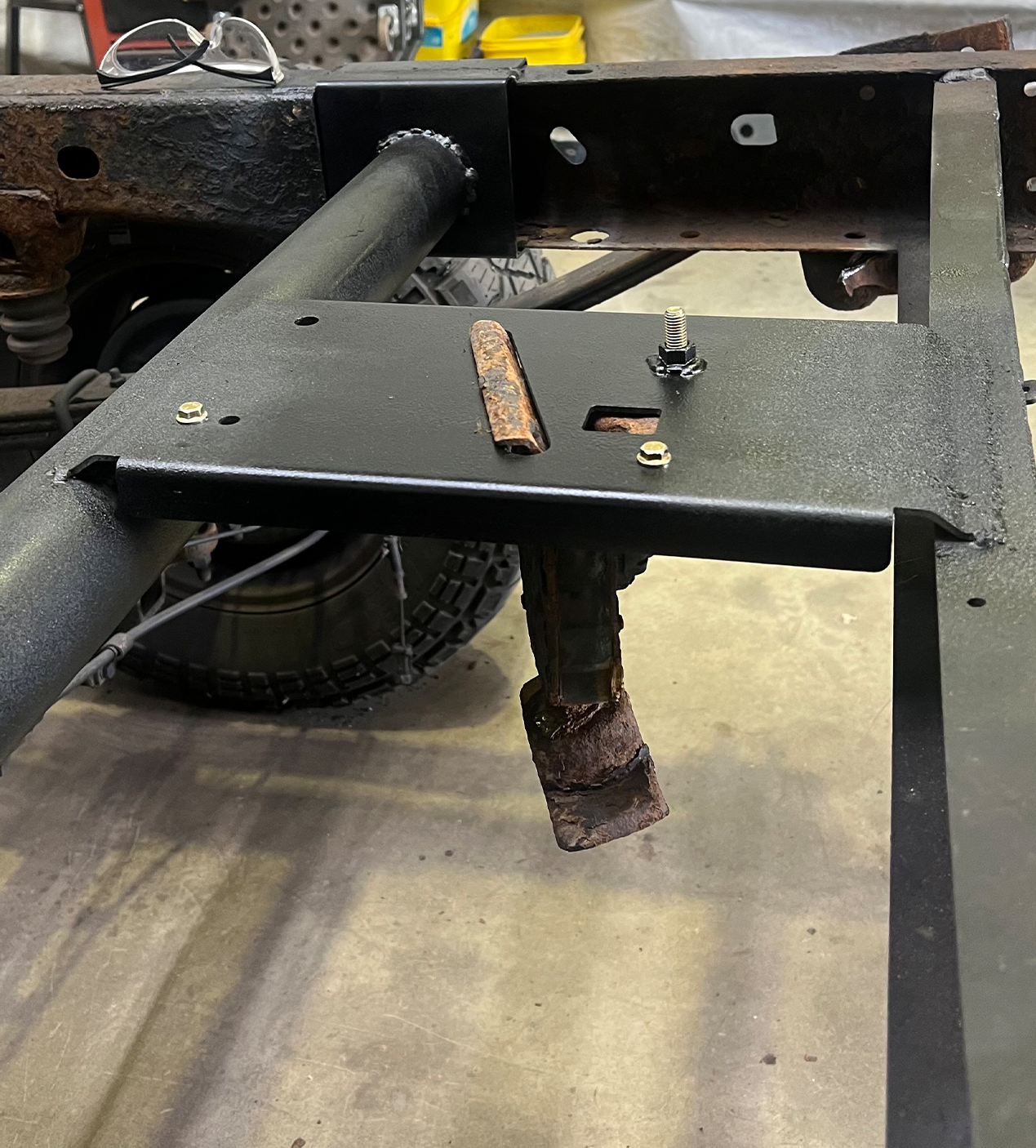 Rust Buster Frameworks Rust Buster 2007-2019 Chevy Silverado / GMC Sierra 1500 Spare Tire Plate RB7342