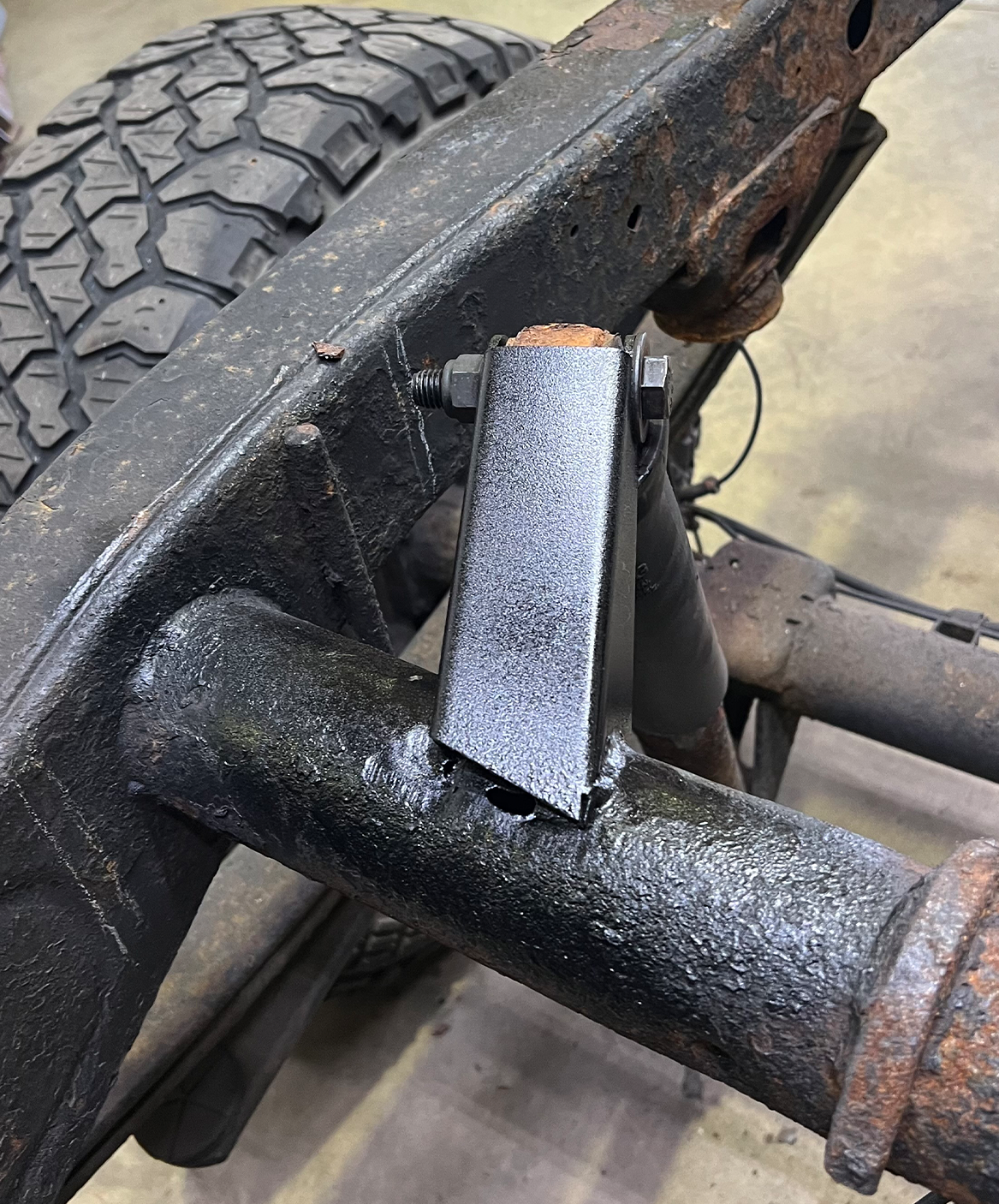 2007-2019 Chevy Silverado / GMC Sierra 1500 Rear Upper Shock Mount RB7343 Rust Buster Frameworks-5
