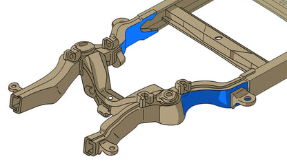 Front Frame Repair Kit For 88-98 Chevy/GMC K1500/2500 Ext Cab Driver Side Rust Buster Frameworks-3