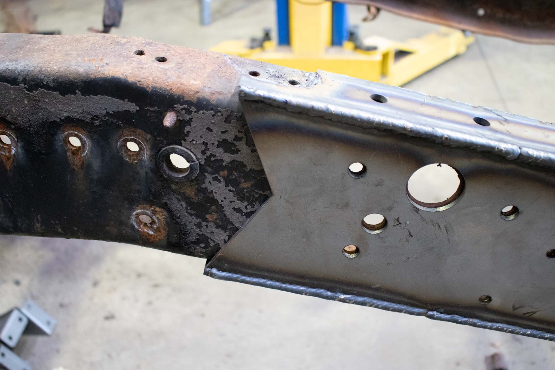 Rust Buster Frameworks Leaf Spring Frame Repair Kit For 1973-1987 Chevy K10/K20 Driver Side Rust Buster Frameworks