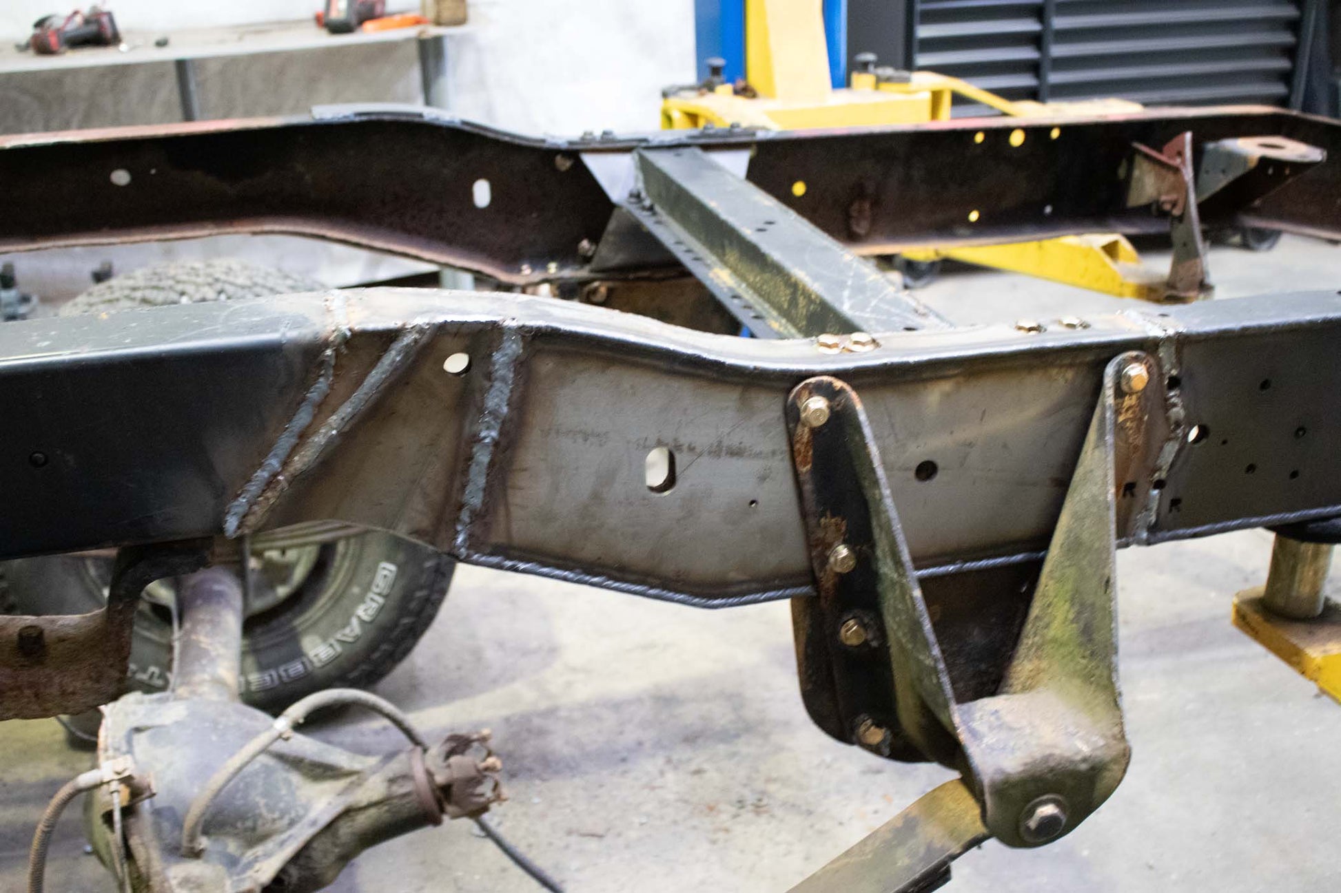 Rust Buster Frameworks Leaf Spring Frame Repair Kit For 1973-1987 Chevy K10/K20 Passenger Side Rust Buster Frameworks