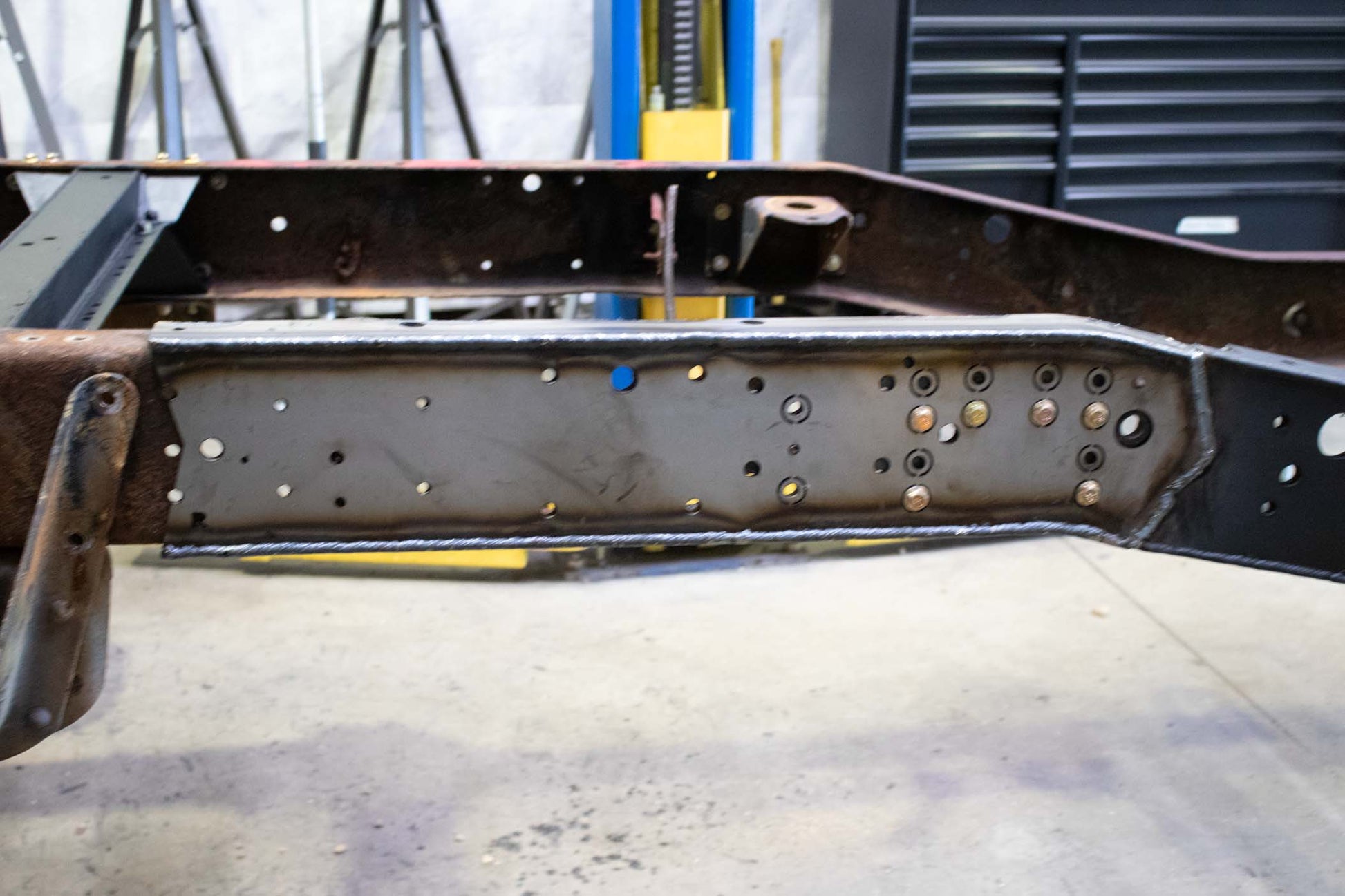 Rust Buster Frameworks Center Rear Frame Repair Kit For 1973-1987 Chevy K10/K20 Passenger Side Rust Buster Frameworks