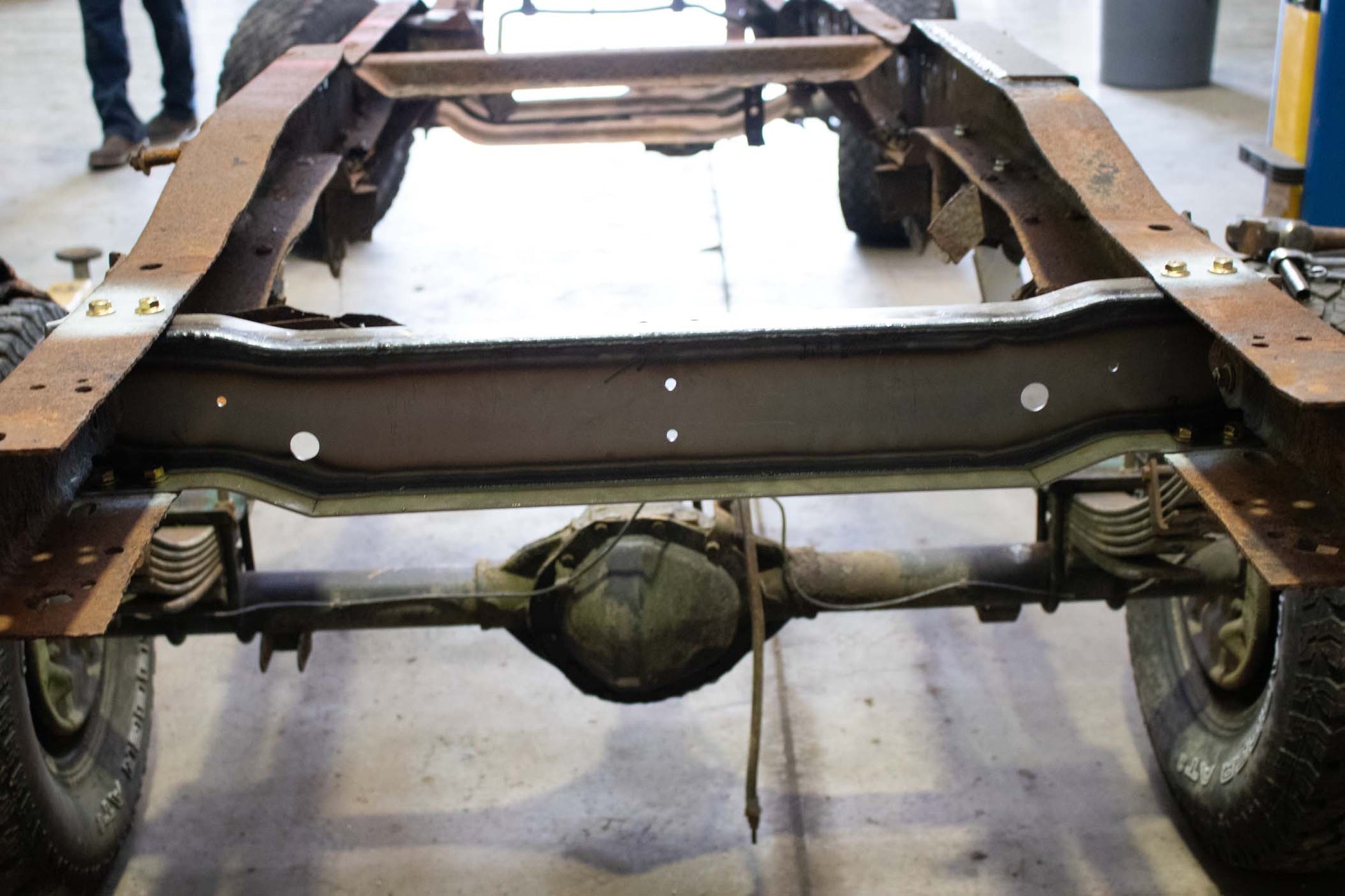 Rust Buster Frameworks Spare Tire Crossmember For 1973-1980 Chevy C/K10 Rust Buster Frameworks