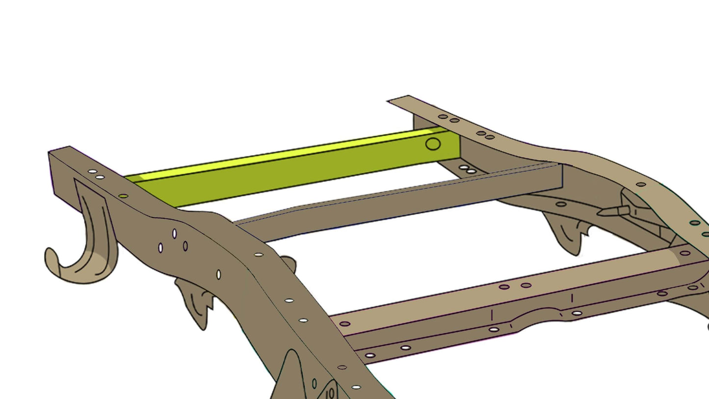 Rust Buster Frameworks Spare Tire Crossmember For 1973-1980 Chevy C/K10 Rust Buster Frameworks