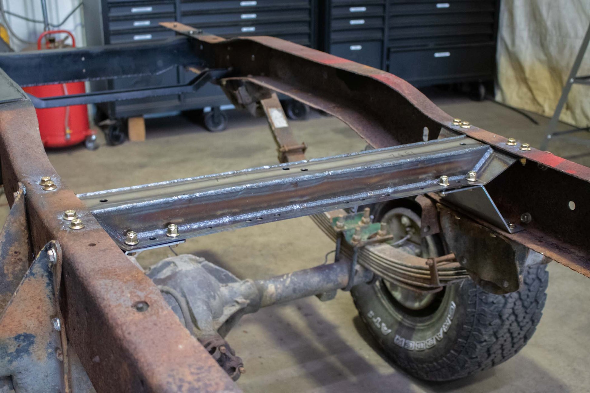 Center Frame Crossmember For 1973-1980 Chevy C/K10 Rust Buster Frameworks-7