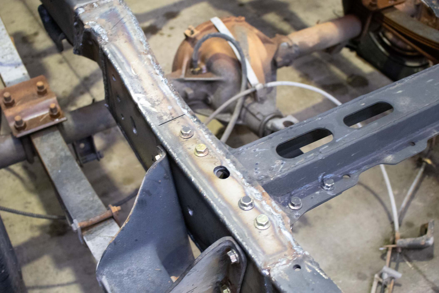 Leaf Spring Frame Repair Kit For 1973-1987 Chevy & GMC C10/C20 RB7367 Rust Buster Frameworks-4