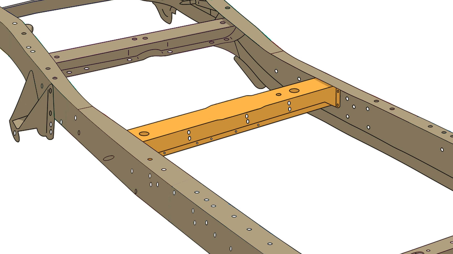 Rust Buster Frameworks Rust Buster Rear Cab Mount Crossmember for 1973-1987 Chevy & GMC C/K RB7379