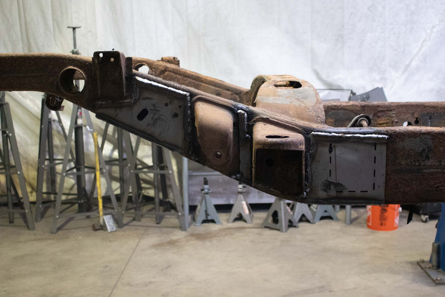 Rust Buster Frameworks Mid Frame Repair Kit Passenger Side For 07-13 GM Pickups Rust Buster Frameworks