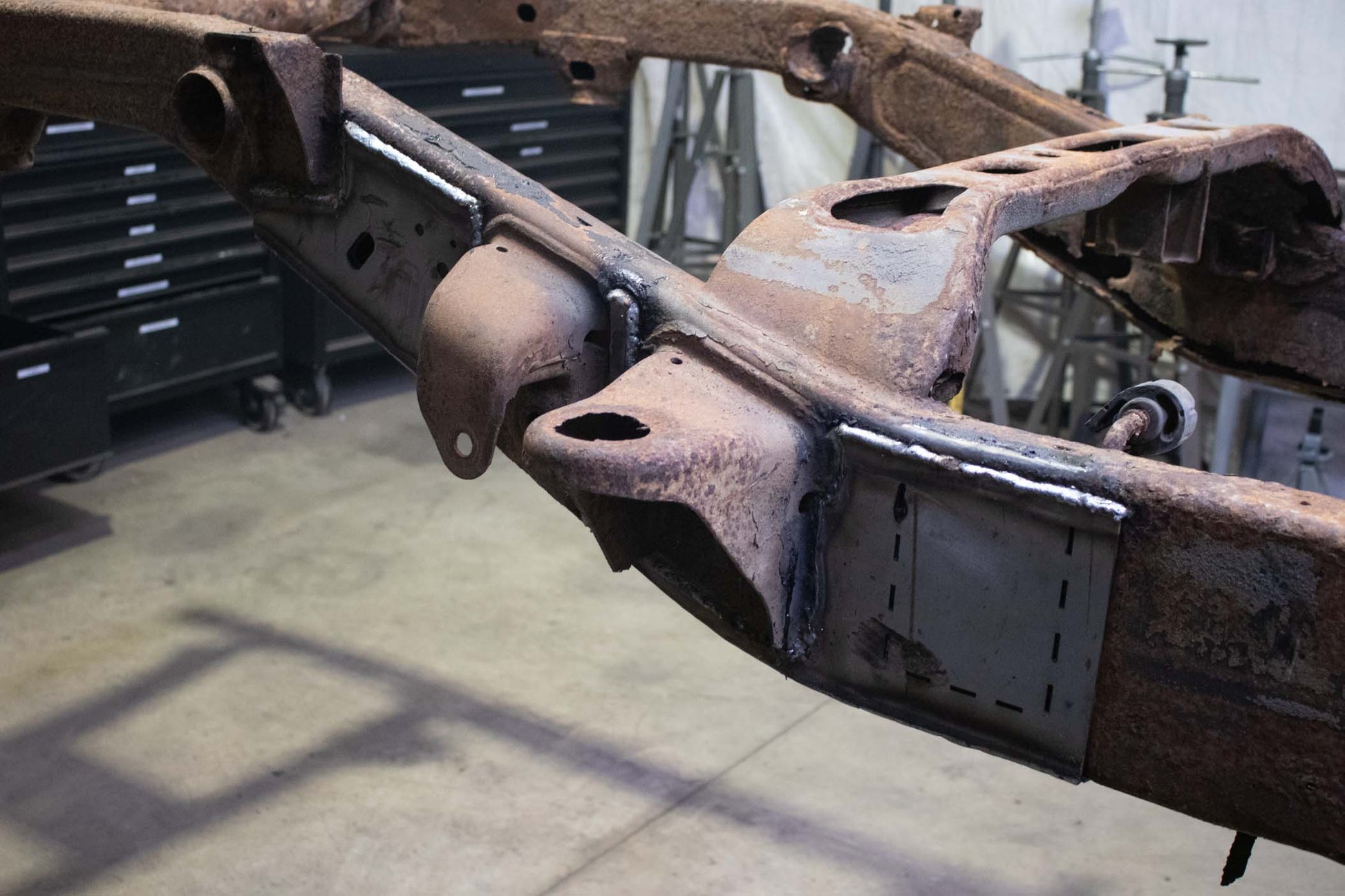 Rust Buster Frameworks Mid Frame Repair Kit Passenger Side For 07-13 GM Pickups Rust Buster Frameworks