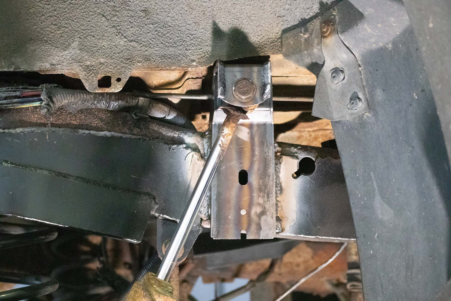 Rust Buster Frameworks Rear Upper Shock Mount For Avalanche/Suburban/Yukon Driver Side Rust Buster Frameworks