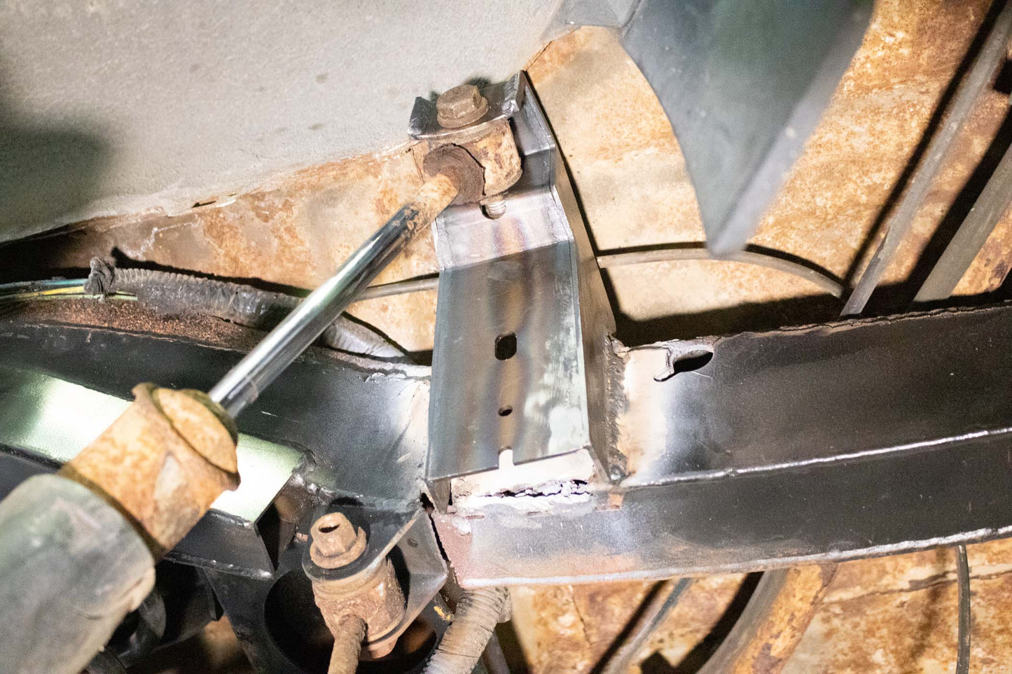 Rust Buster Frameworks Rear Upper Shock Mount For Avalanche/Suburban/Yukon Driver Side Rust Buster Frameworks