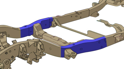 Front Frame Repair Kit For Avalanche/Suburban/Yukon Passenger Side Rust Buster Frameworks-7