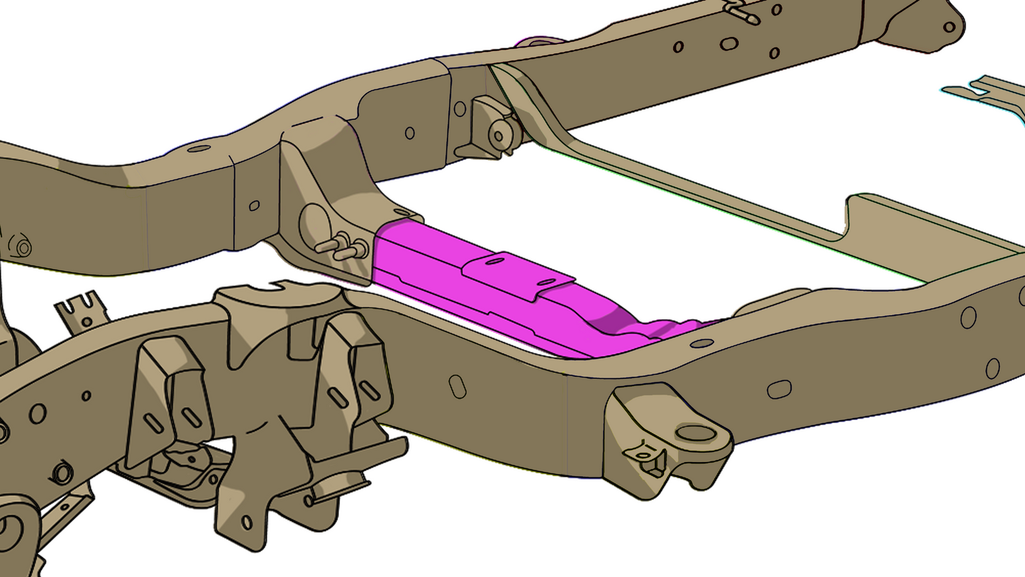 Rust Buster Frameworks Transmission Crossmember For Avalanche/Suburban/Yukon Rust Buster Frameworks
