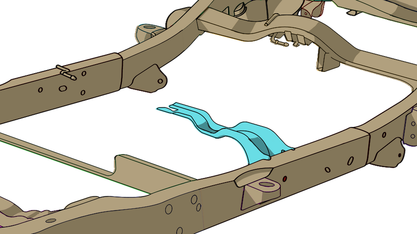 Rust Buster Frameworks Front Fuel Tank Support Bracket For Avalanche/Suburban/Yukon Rust Buster Frameworks
