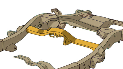 Fuel Tank Crossmember For 2000-2020 GM SUV's Rust Buster Frameworks-8
