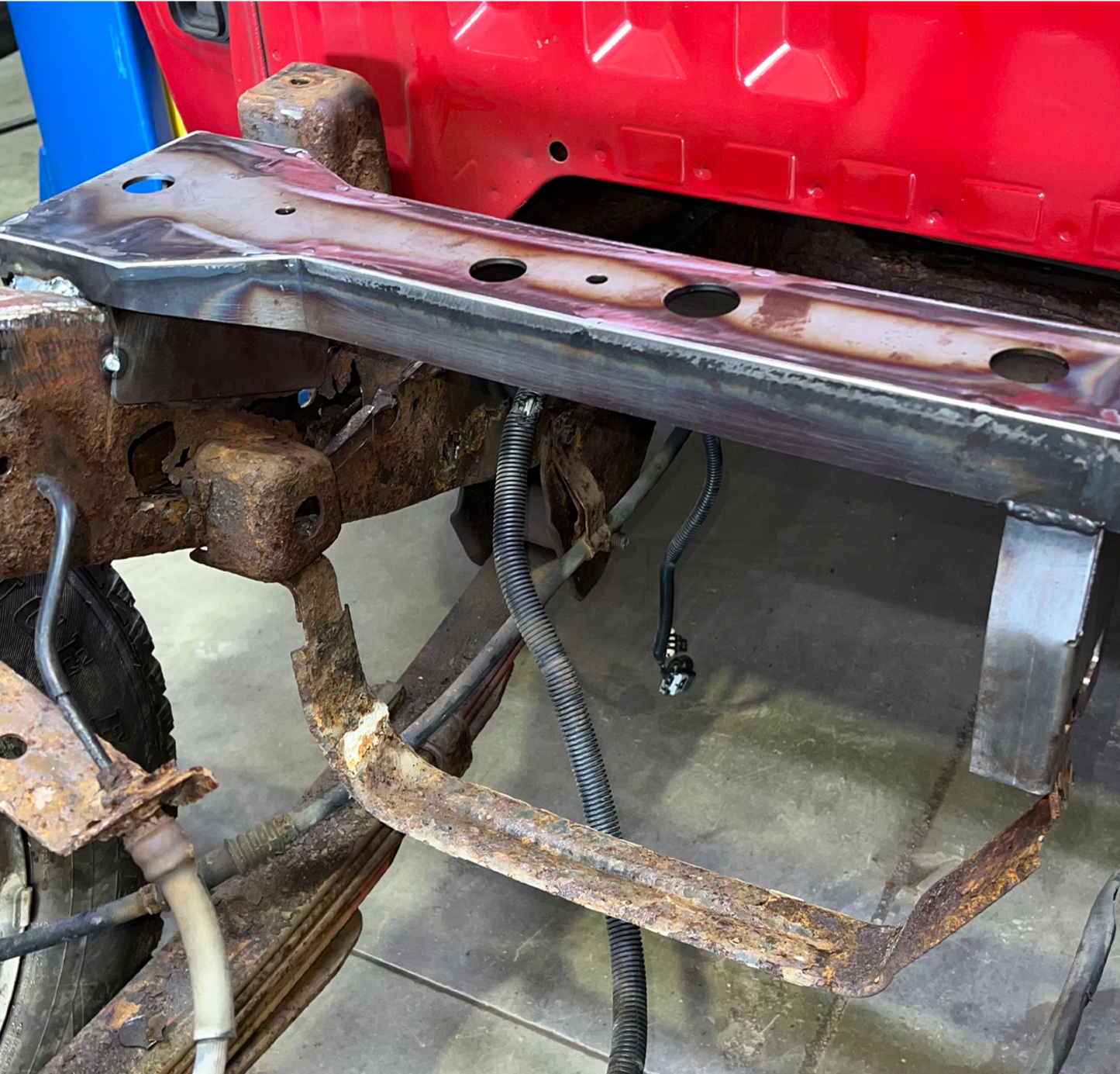2004-2012 Chevy Colorado & GMC Canyon Fuel Tank Crossmember RB7507 Rust Buster Frameworks-13