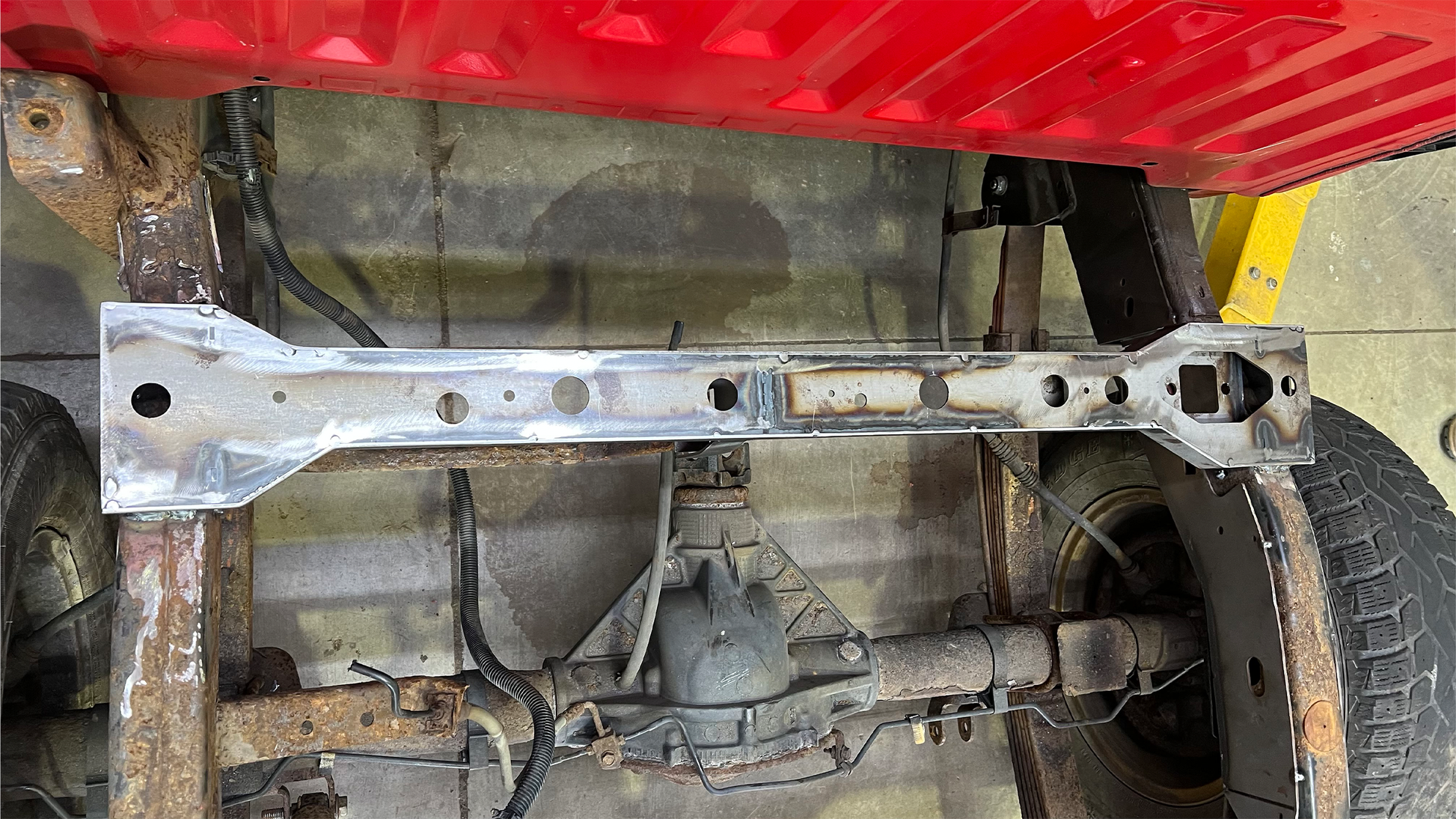 2004-2012 Chevy Colorado & GMC Canyon Fuel Tank Crossmember RB7507 Rust Buster Frameworks-14