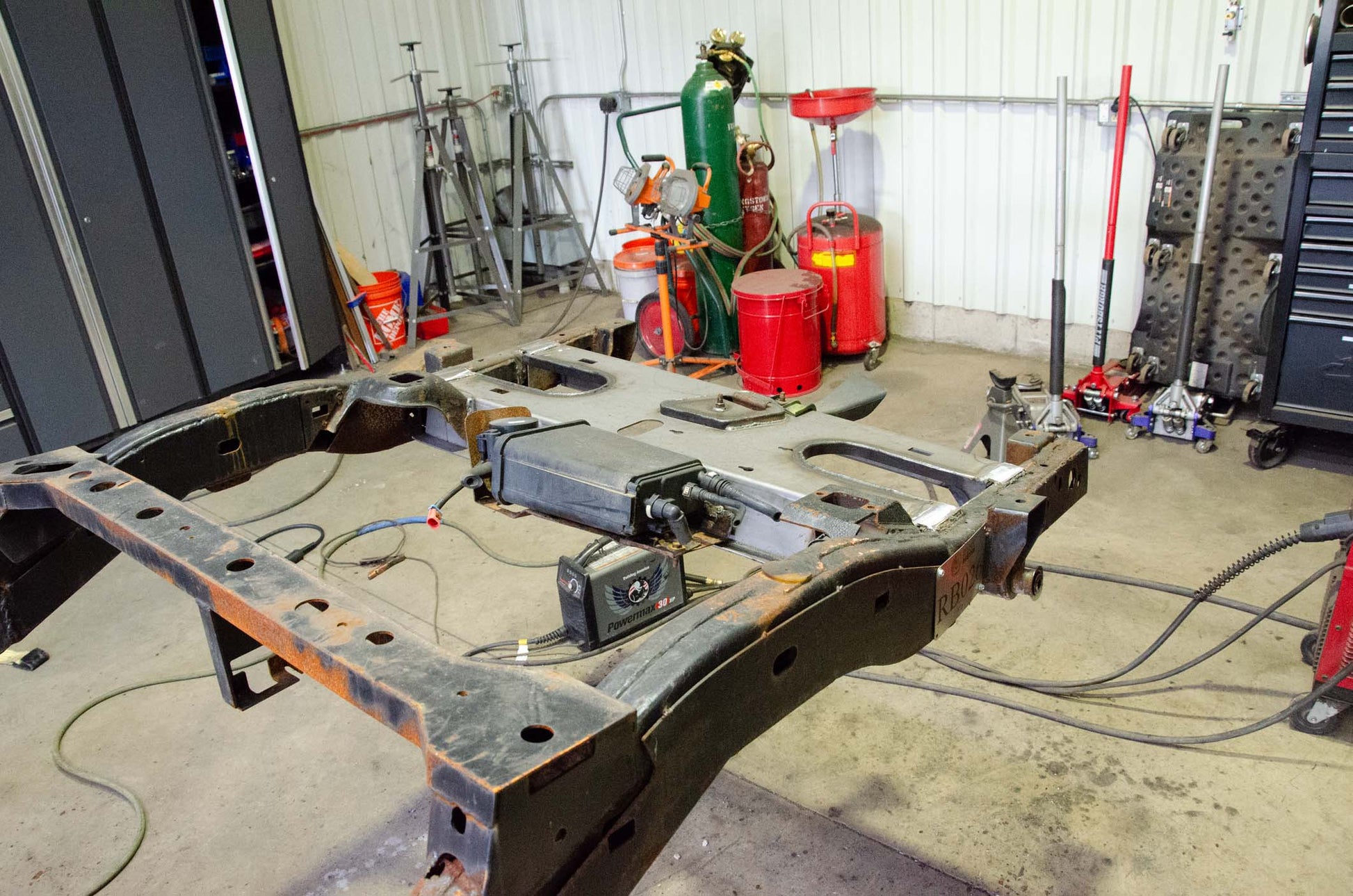 Rust Buster Frameworks 04-12 Chevy Colorado/GMC Canyon Crew Cab  and 2005-2007 Isuzu I-350/I-280 Pickup Spare Tire Crossmember Rust Buster Frameworks