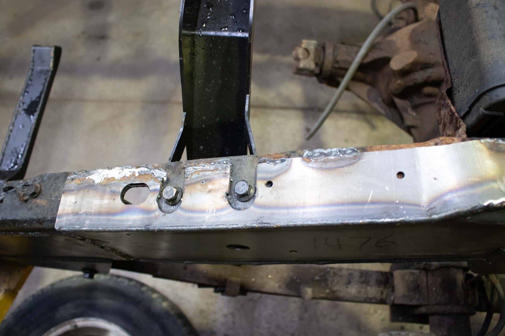 Over Axle Frame Repair Kit For 94-04 Chevy S10/GMC Sonoma Driver Side Rust Buster Frameworks-5