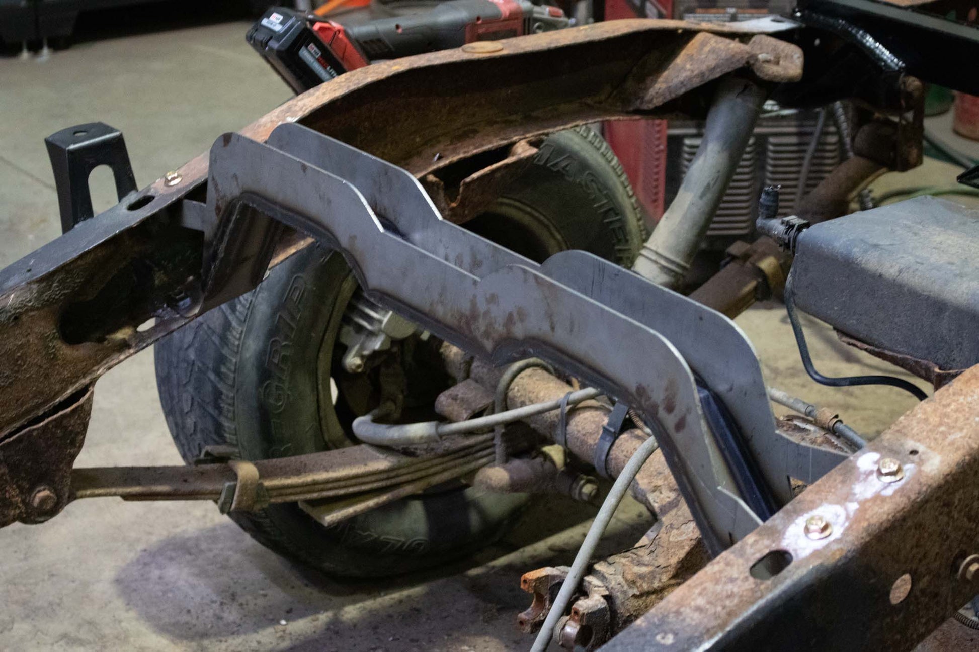 Rust Buster Frameworks Fuel Tank Crossmember For 94-04 Chevy S10/GMC Sonoma Rust Buster Frameworks