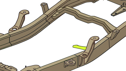 Fuel Tank Support Bracket For 94-04 Chevy S10/GMC Sonoma Rust Buster Frameworks-3