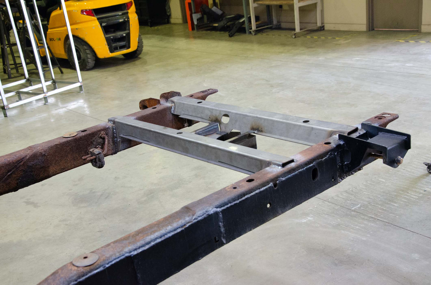 02-08 Dodge Ram 1500 4x4 QuadCab 6.5 Foot Bed Spare Tire Crossmember Rust Buster Frameworks-5